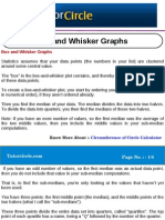 Box and Whisker Graphs
