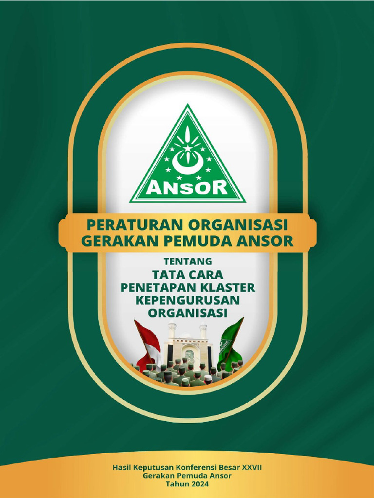 Tata Cara Penetapan Klaster Organisasi | PDF