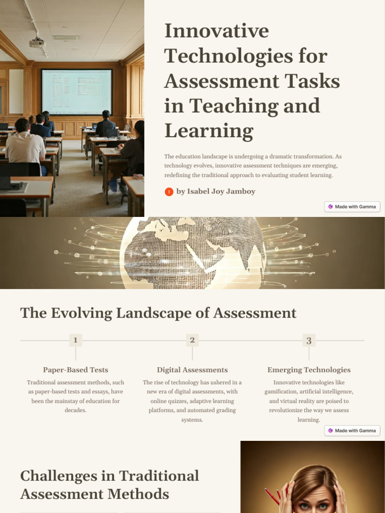 Innovative Assessment Technologies in Education | PDF | Learning ...