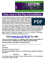 UNISON Pay Consultation 2012