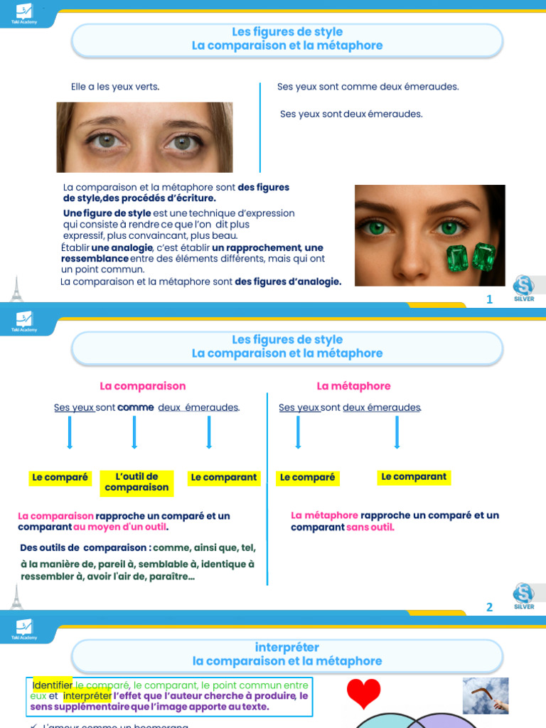 Comparaison et métaphore en littérature | PDF | Métaphore