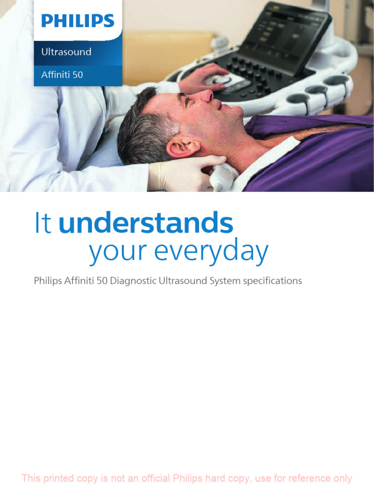 Philips Affiniti 50 Ultrasound System Guide | PDF | Medical Ultrasound ...