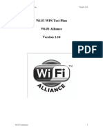 Wi-Fi WPS Test Plan Wi-Fi Alliance