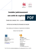 Cahier Des Charges Cogénération-2012