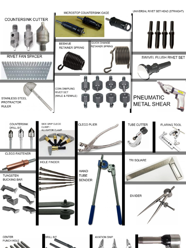 Common Hand Tools For Airframe and Powerplant | PDF