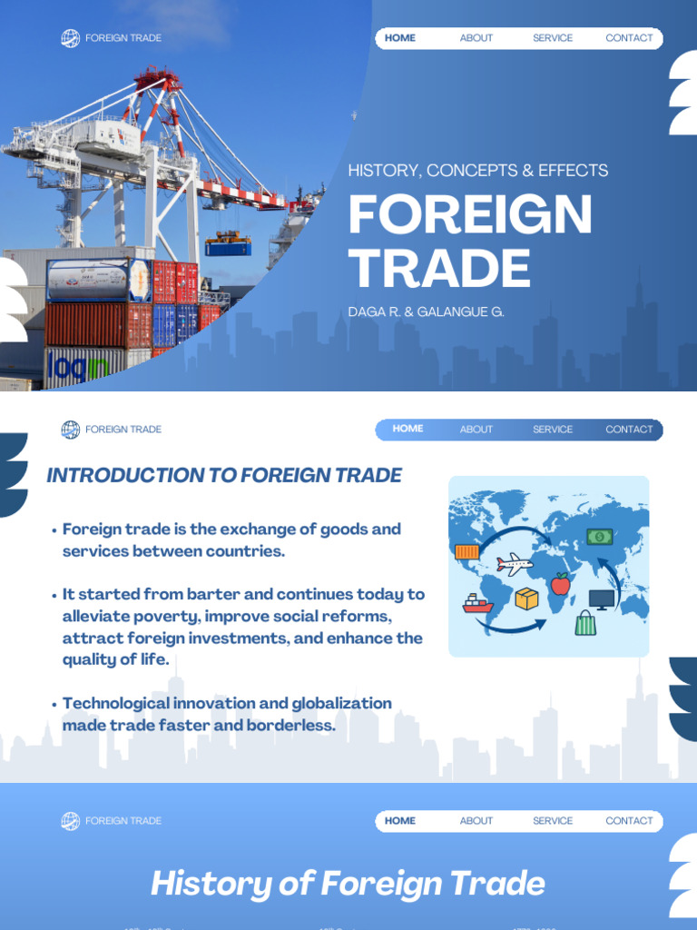 Group 10_foreign Trade | PDF | Prices | Trade