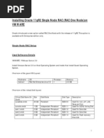 Oracle 11gr2 Single Node Rac Installation
