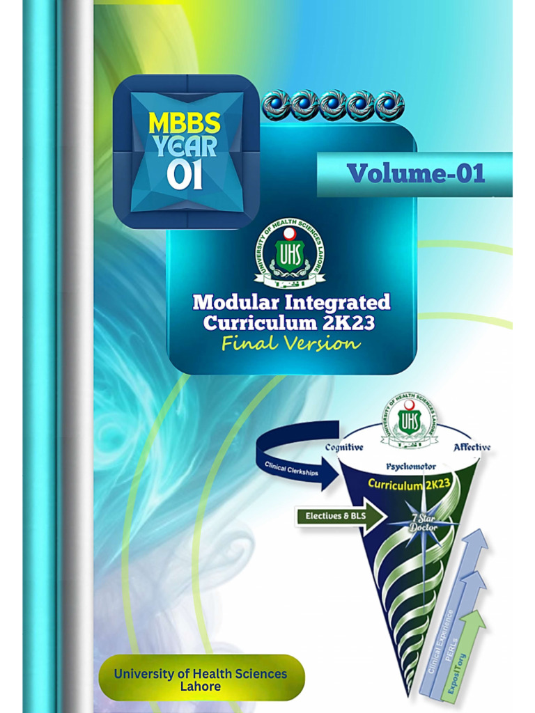 C2K23 Year-1 Modular Curriculum Guide | PDF | Nervous System | Skin