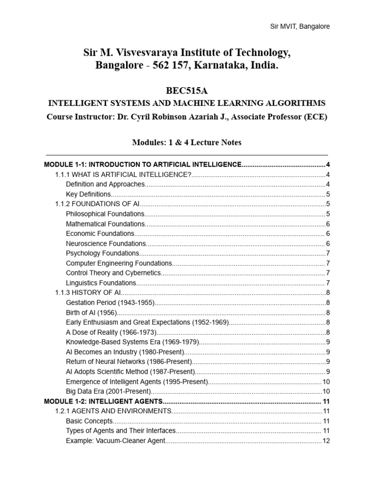 Intelligent Systems & Machine Learning Guide | PDF | Artificial ...