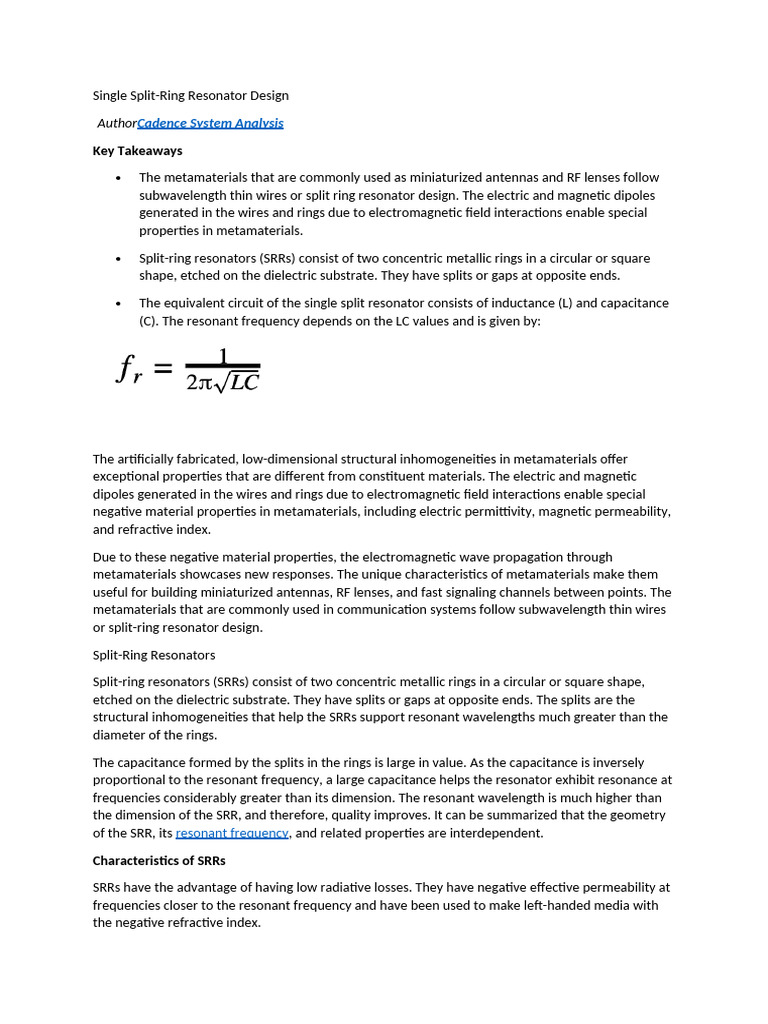 Single Split | PDF | Physical Phenomena | Electromagnetic Radiation