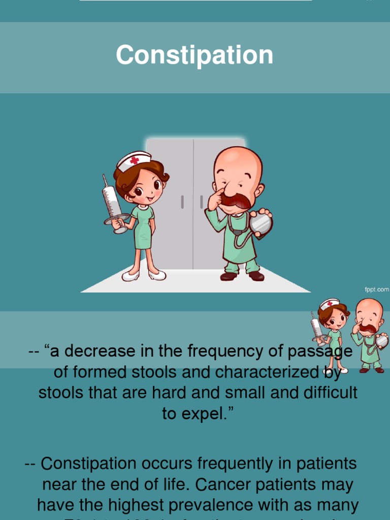 Constipation Management in Palliative Care | PDF | Self-Improvement ...