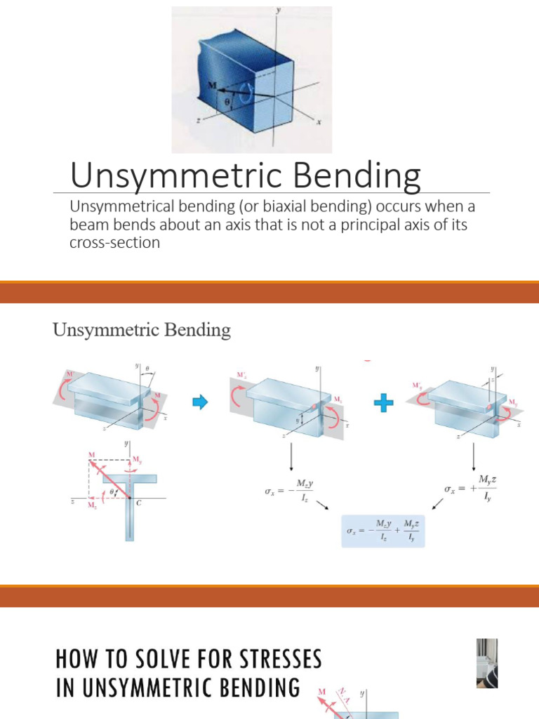 Understanding Unsymmetric Bending | PDF