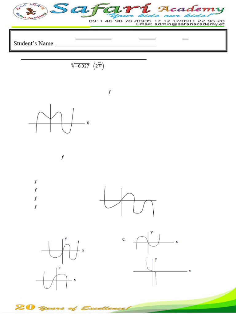 Grade 10 Polynomial Math Worksheet | PDF | Polynomial | Square Root