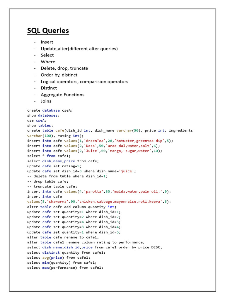 SQL and JDBC Basics for Java Applications | PDF | Databases | World ...