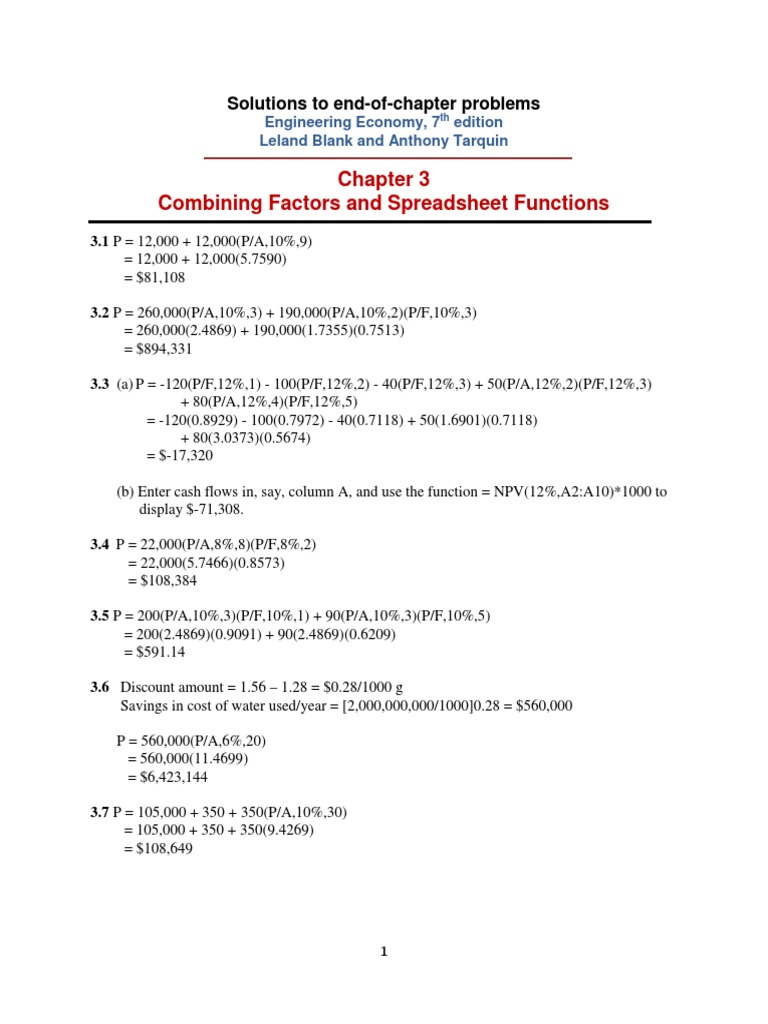 Engineering economy problems with solution pdf picture