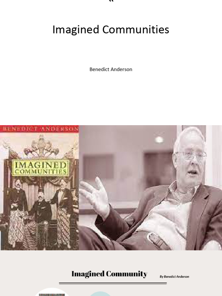 Understanding Imagined Communities | PDF | Nationalism | Nation