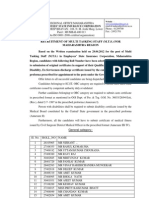 ESIC Maharashtra MTS - Result