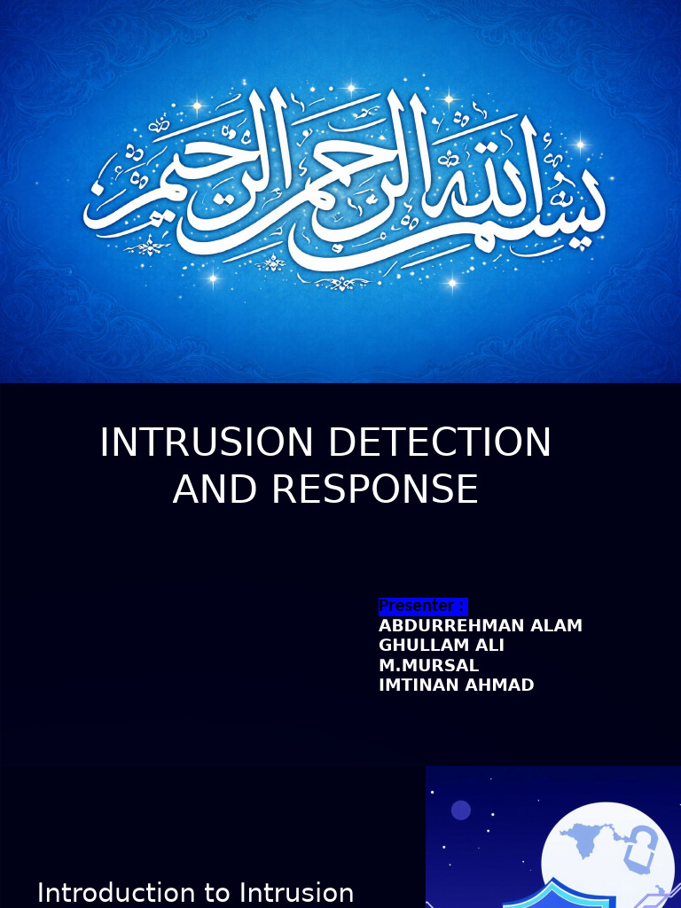 Intrusion Detection and Response Overview | PDF | Security | Computer ...