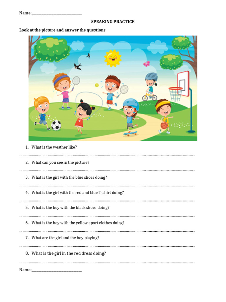 Speaking Practice | PDF