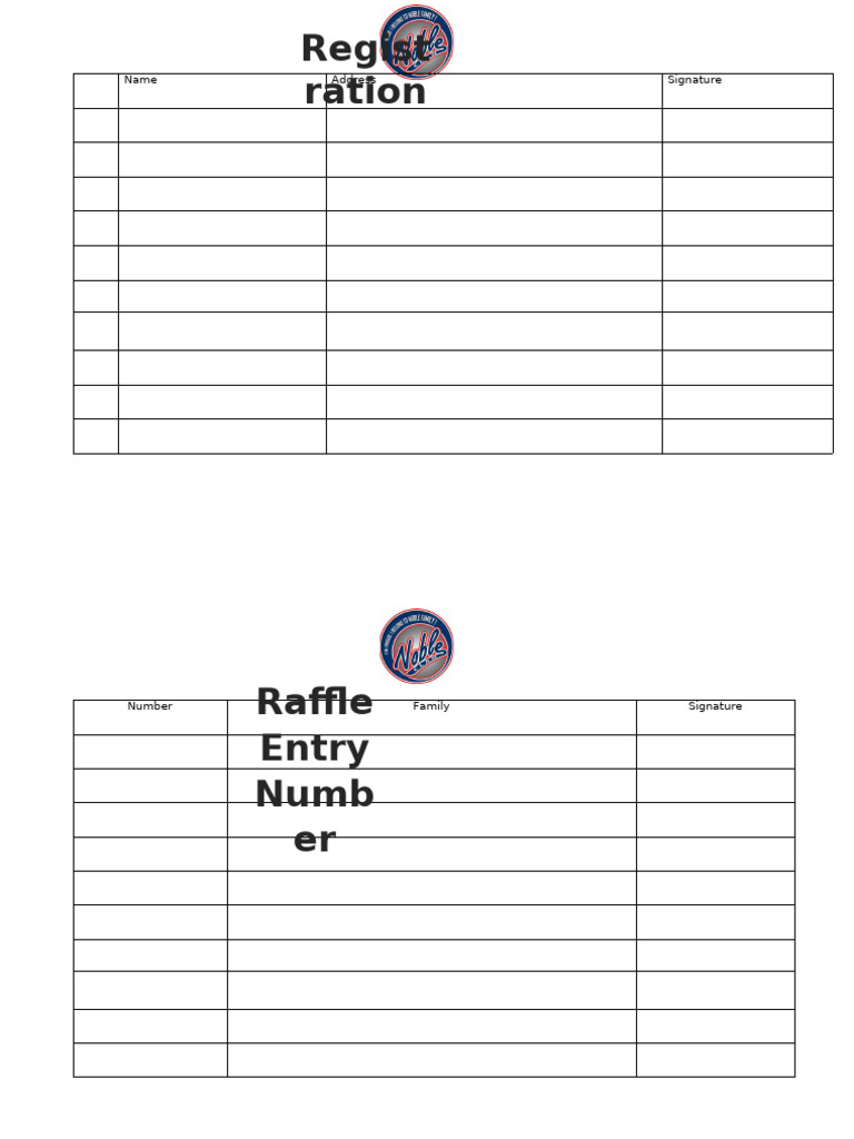 Attendance & Raffle | PDF