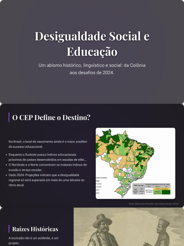 Desigualdade Social e Educação - Aprofundado | PDF