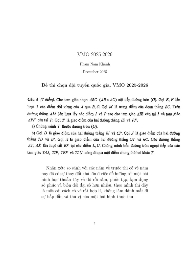 Vmo 2025 2026 | PDF