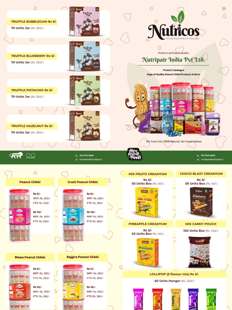Assorted Sweets and Candies Pricing | PDF