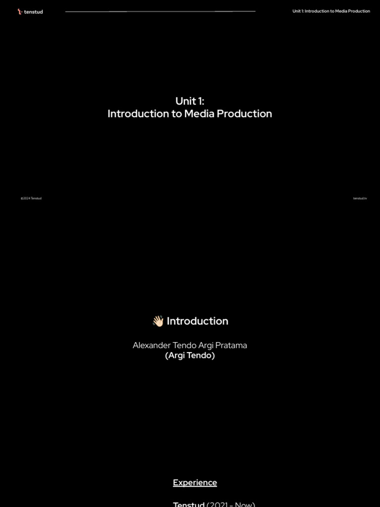 Media Production Fundamentals Guide | PDF | Mass Media | Augmented Reality