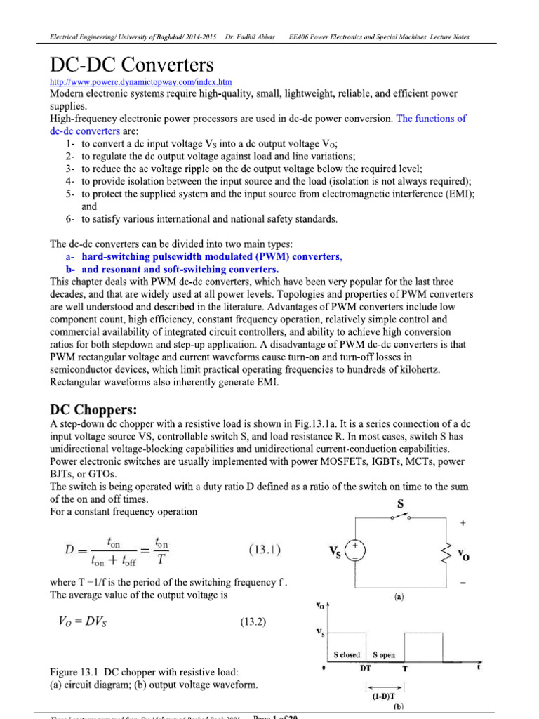 Basics and Buck Conveter | PDF