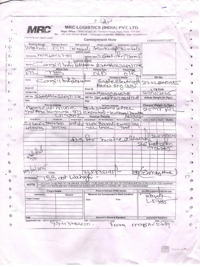 LR Receipt | PDF
