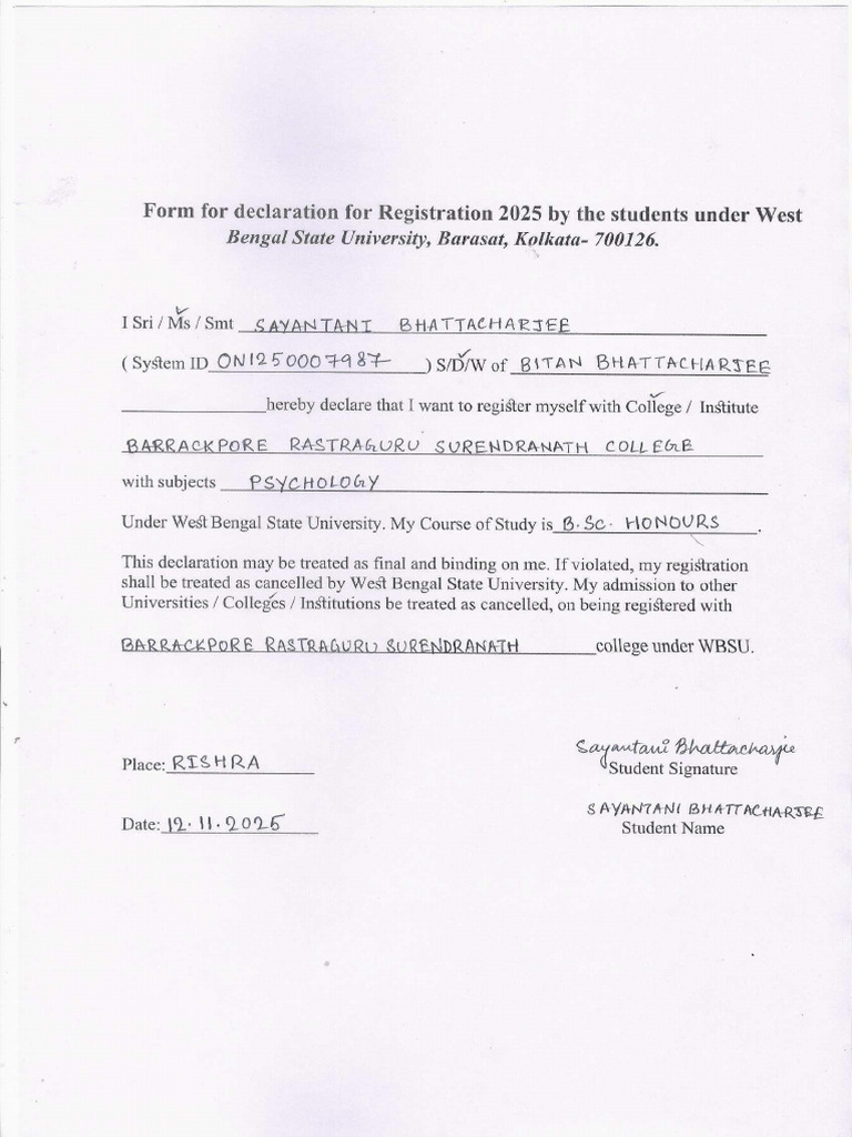 Declaration | PDF