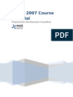 Office 2007 Course Material