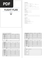 VFR Navigation Log Template | PDF | Airport | Visual Flight Rules
