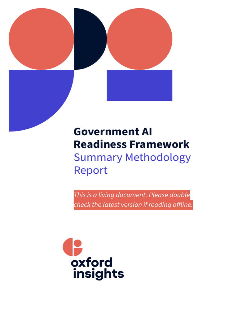 Government AI Readiness Framework Report | PDF | Artificial ...