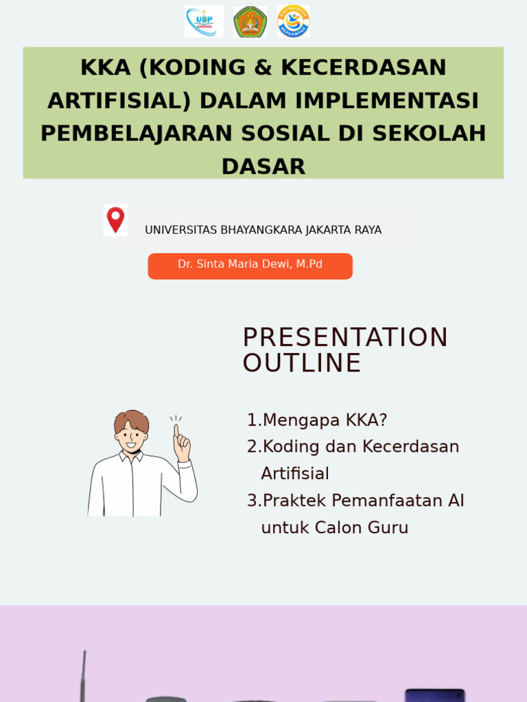Koding dan AI dalam Pembelajaran SD | PDF