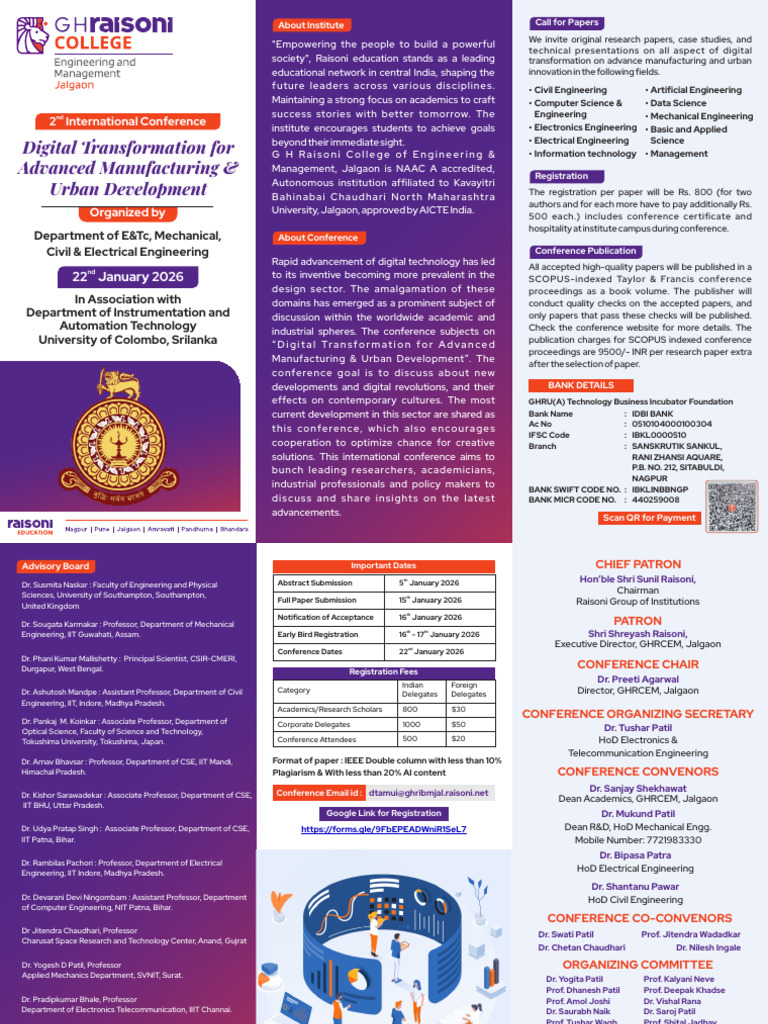 Digital Transformation Conference 2026 | PDF | Engineering | Science