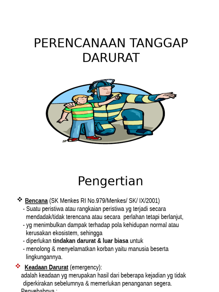 Pertemuan 9 - Tanggap Darurat | PDF