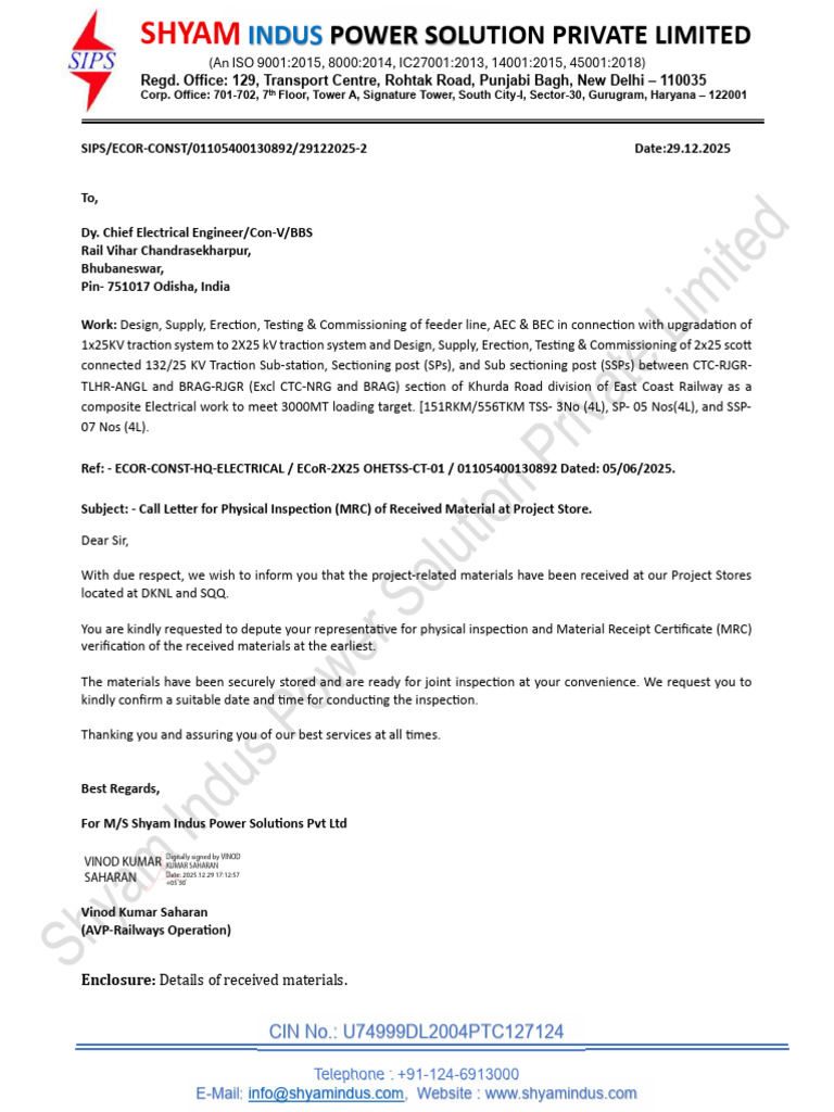 MRC Call Letter | PDF
