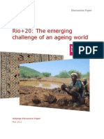 Rio+20: The Emerging Challenge of An Ageing World