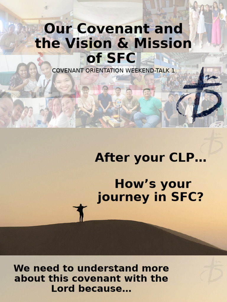 Understanding the SFC Covenant | PDF | Covenant (Biblical) | Jesus