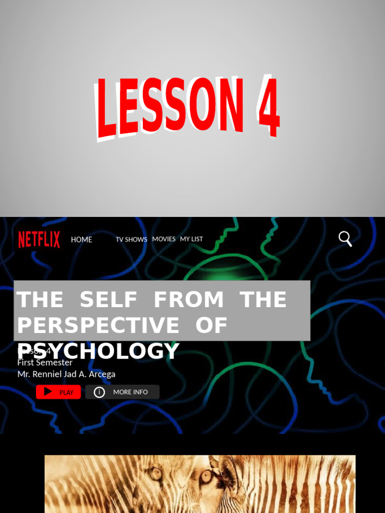 Understanding the Psychological Self | PDF | Psychology | Self Concept