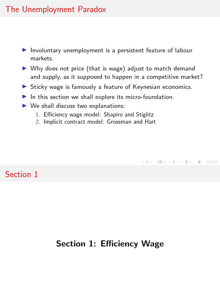 Understanding the Unemployment Paradox | PDF | Unemployment | Economics