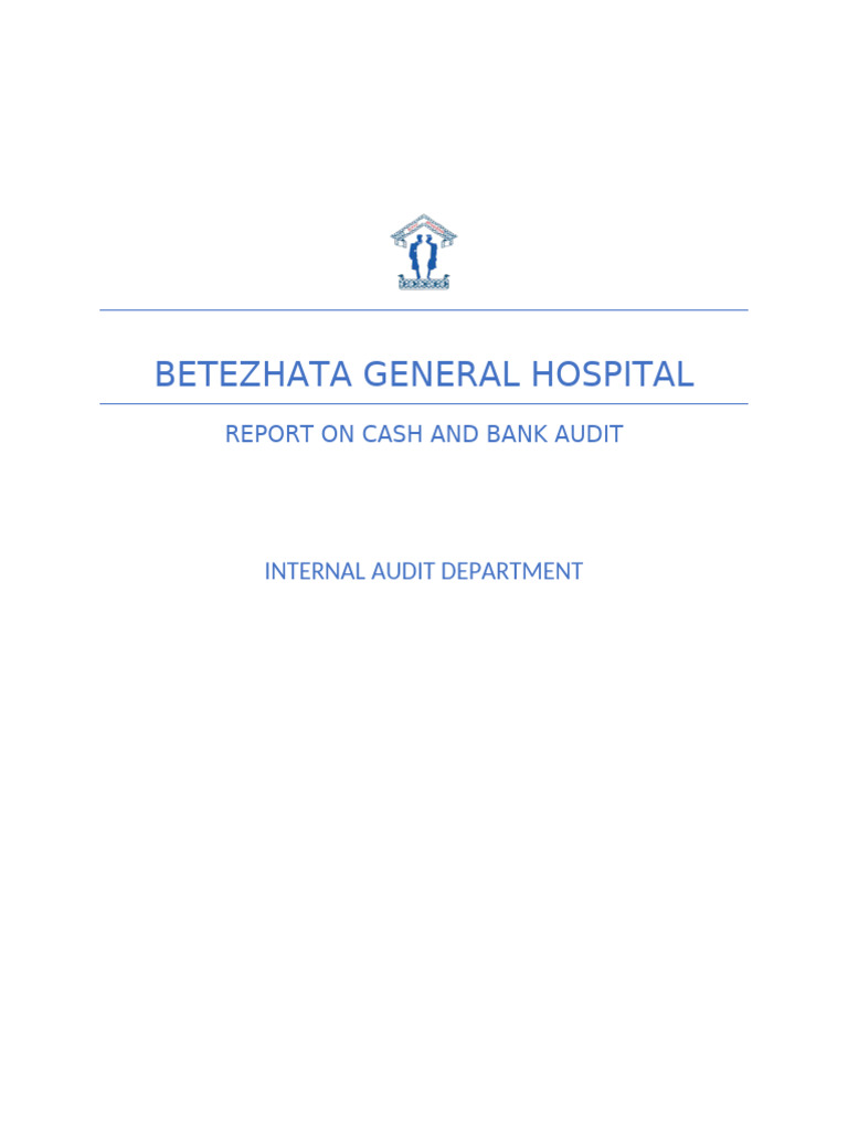 Cash and Bank Audit Report Oct 2024 | PDF | Banks | Audit