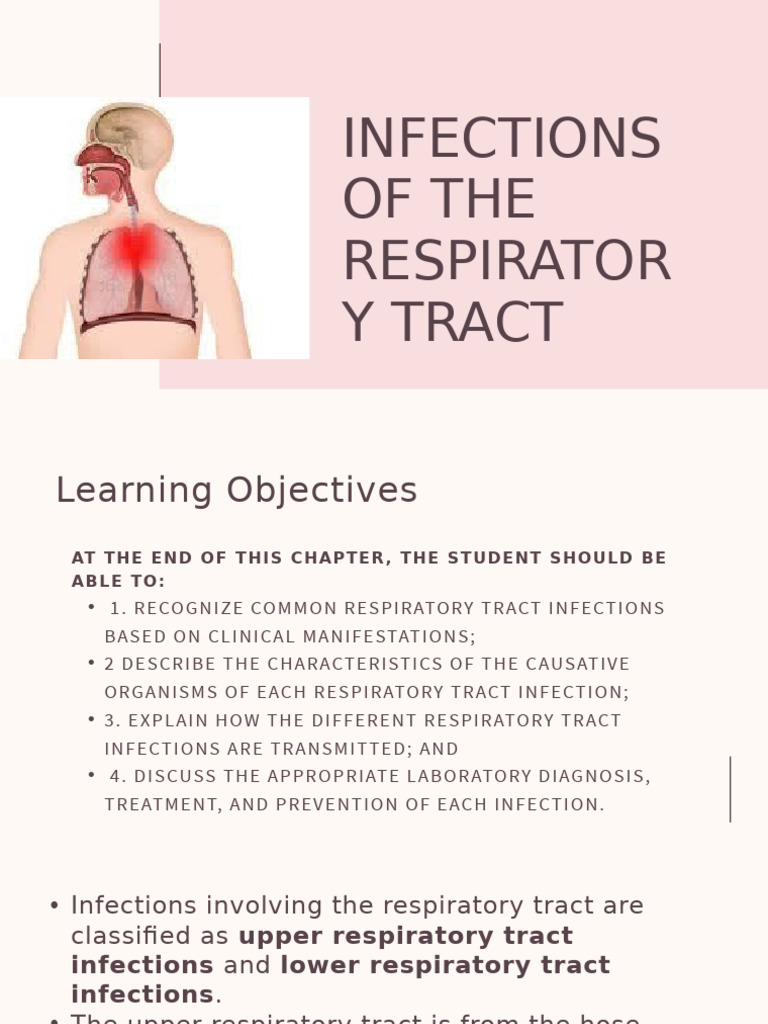 Respiratory Tract Infections Overview | PDF | Pneumonia | Common Cold
