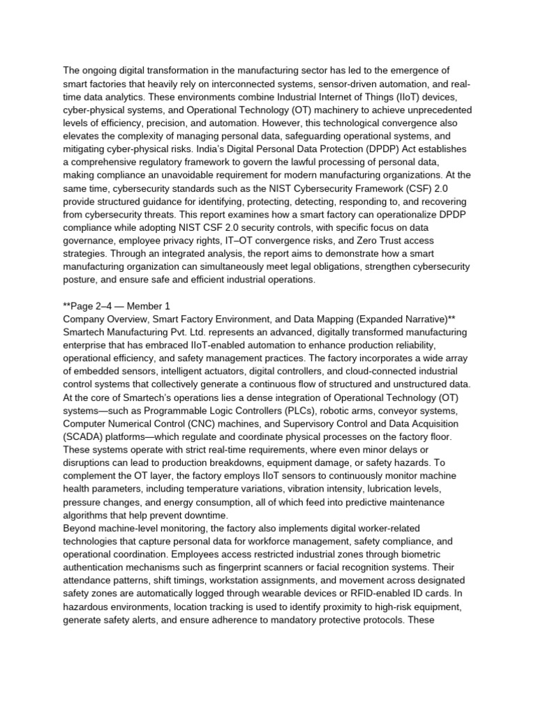 The Ongoing Digital Transformation in The Manufacturing Sector | PDF ...