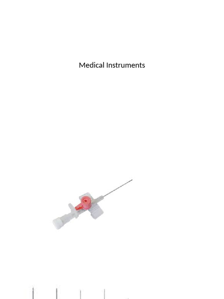 Medical Instruments | PDF