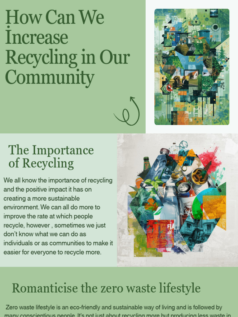 Boosting Community Recycling Efforts | PDF | Recycling | Waste