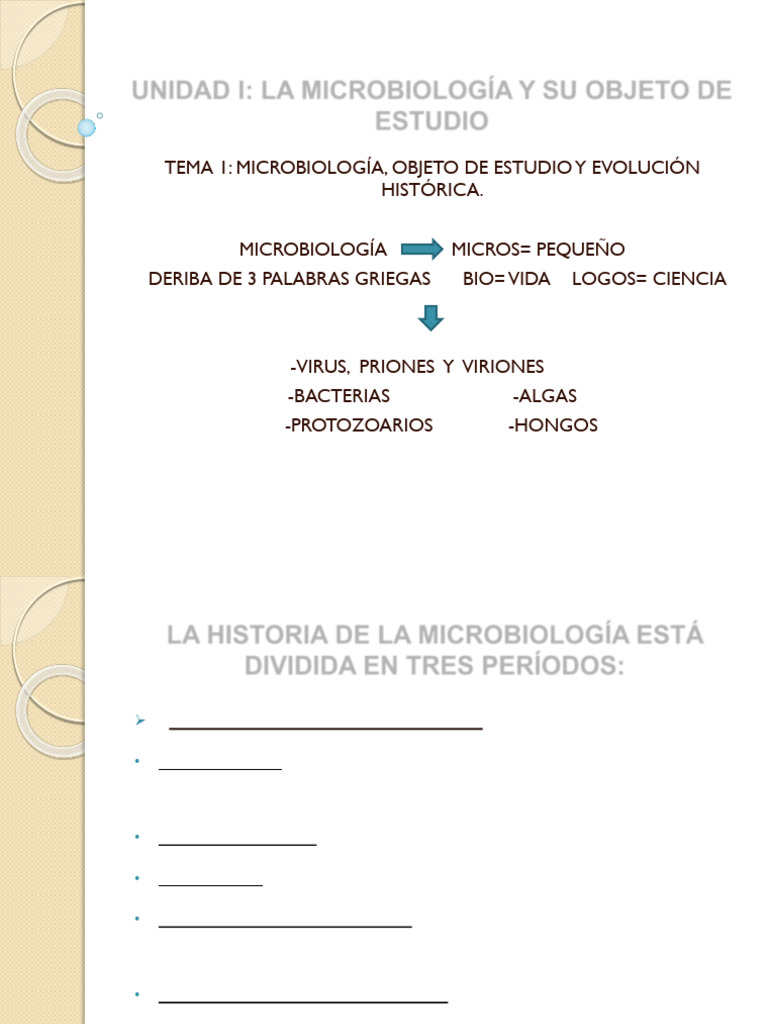 Historia y Clasificación de Microorganismos | PDF | Eucariotas | Las ...