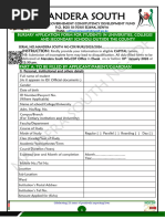 NUST 2026 Residence Application Form | PDF
