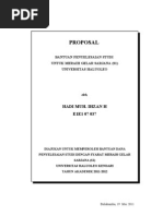 Contoh Proposal Bantuan Biaya Studi Akhir